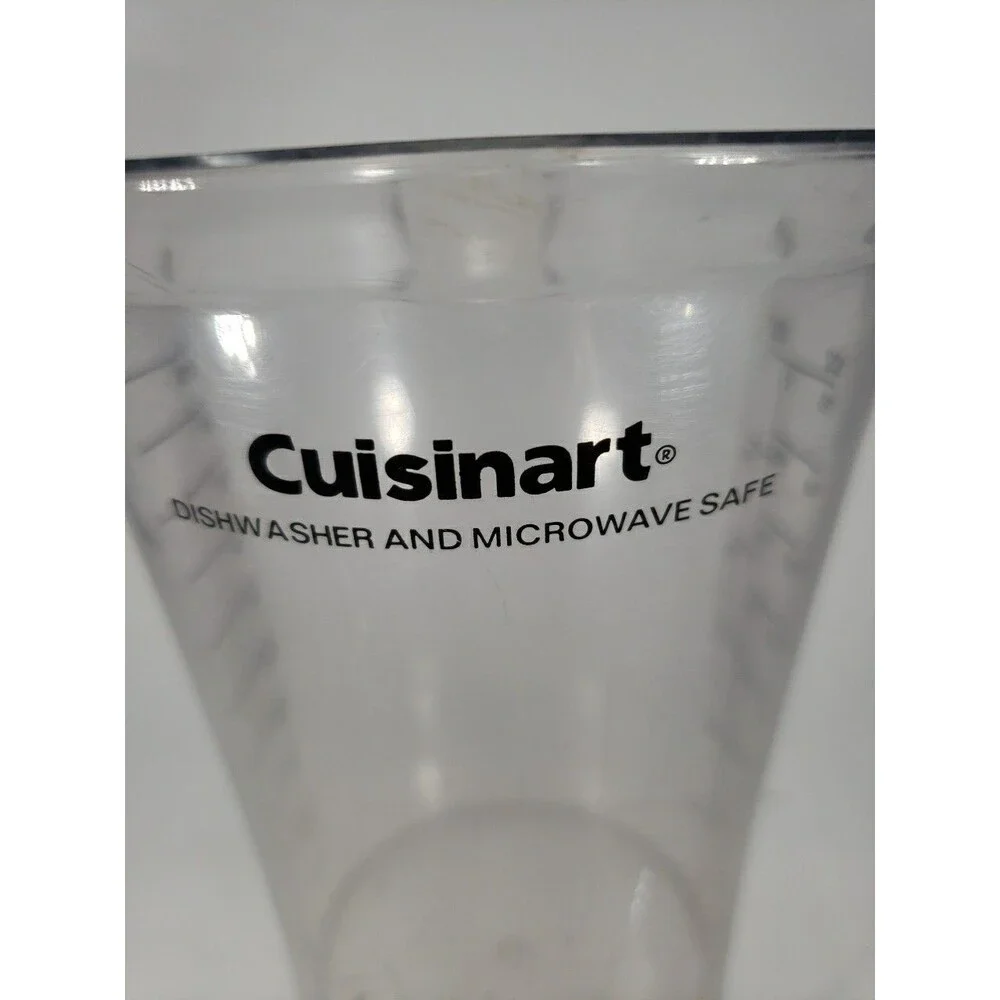 Cuisinart Hand Blending Stick Measuring Cup 2 Cups 16 oz 500ml Used Replacement